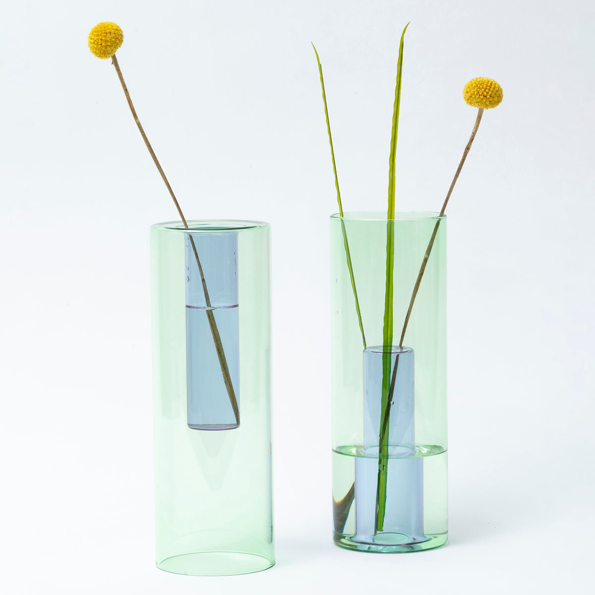 Reversible Glass Vase