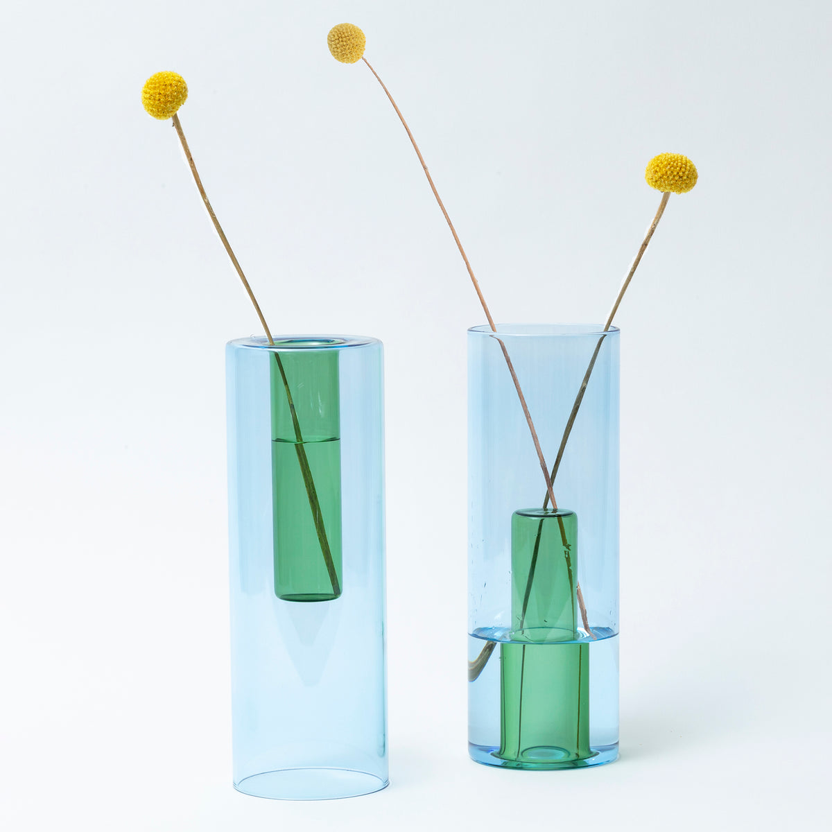 Reversible Glass Vase
