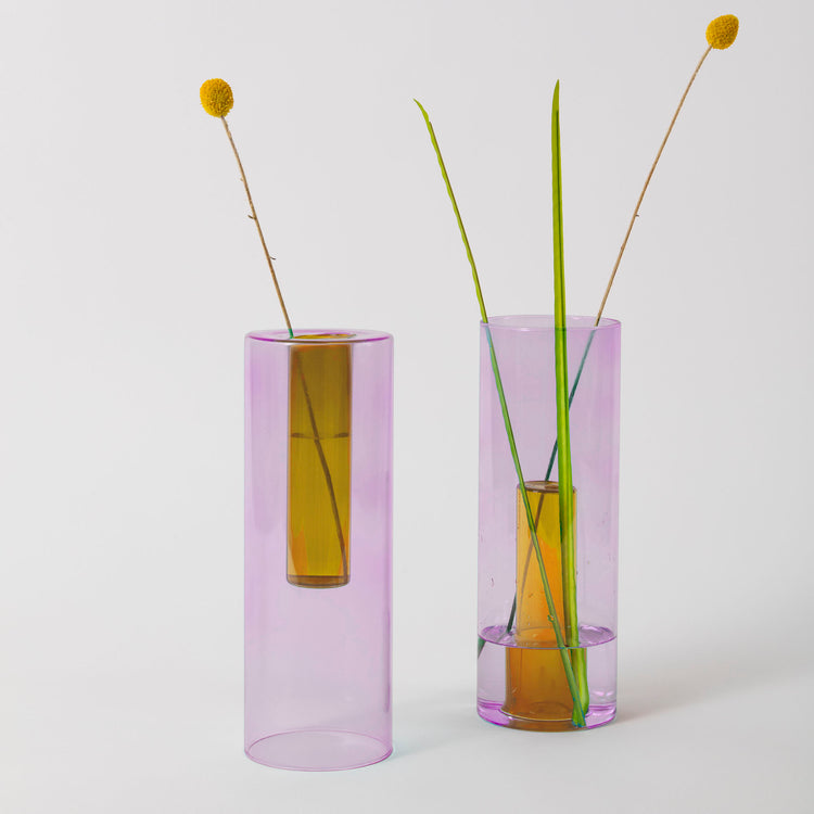 Reversible Glass Vase