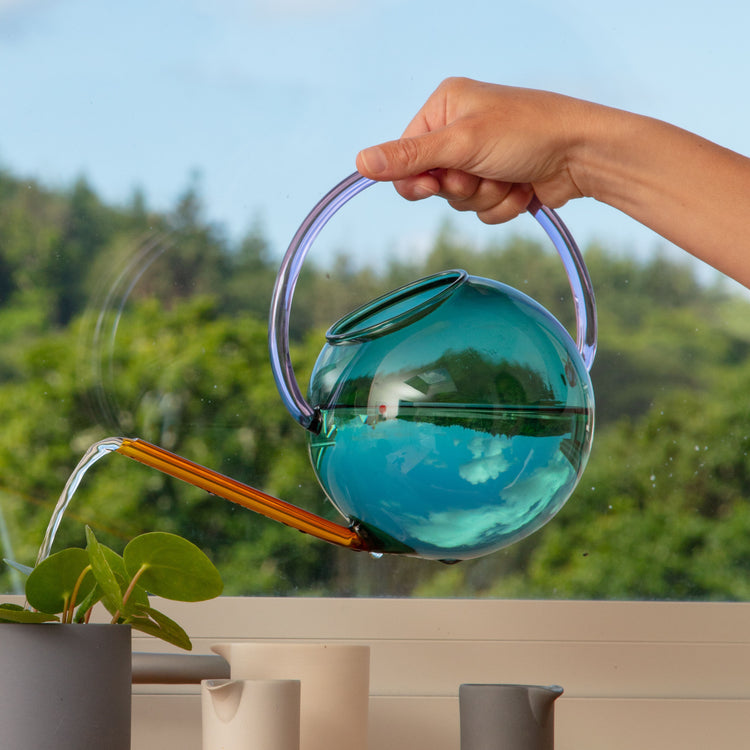 Pablo Glass Watering Can