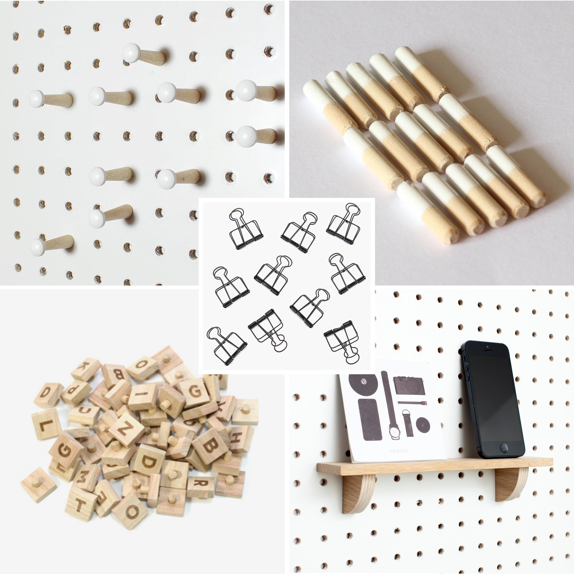 Pegboard Accessories Starter Pack