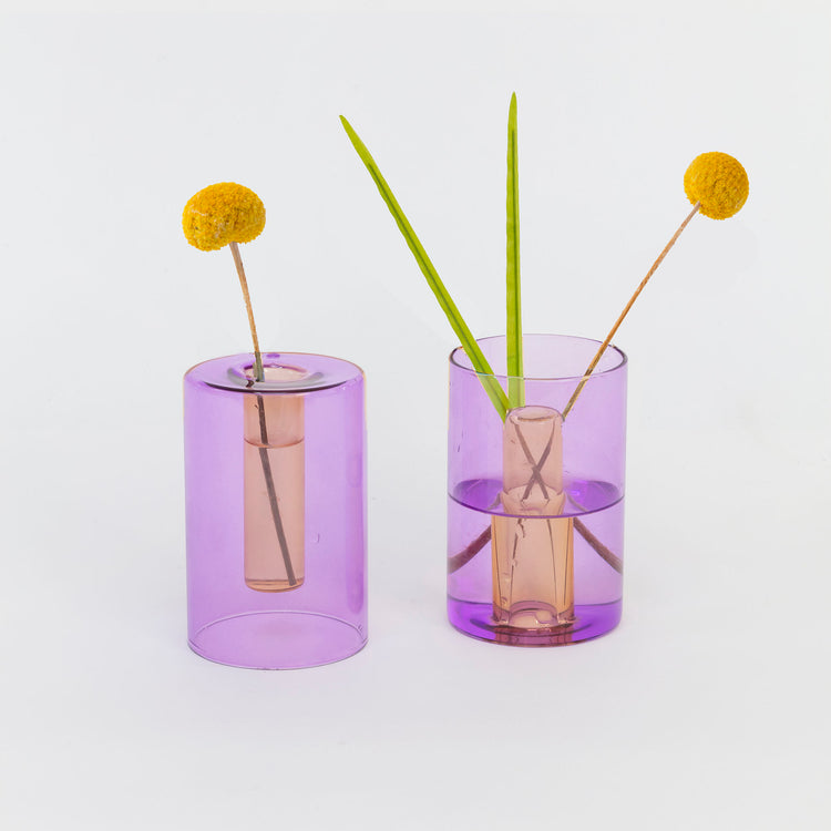 Small Reversible Glass Vase - Seconds