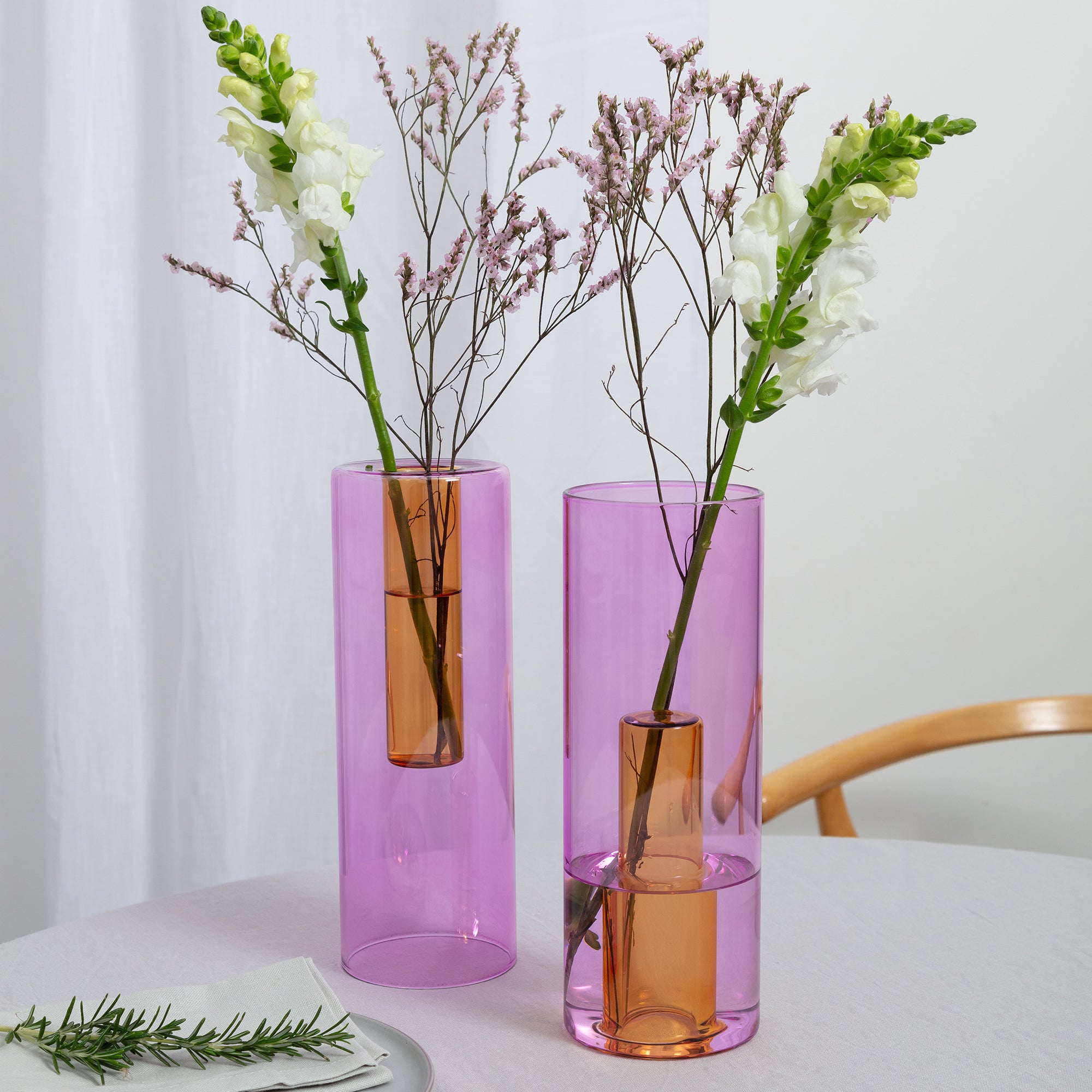 Reversible Glass Vase