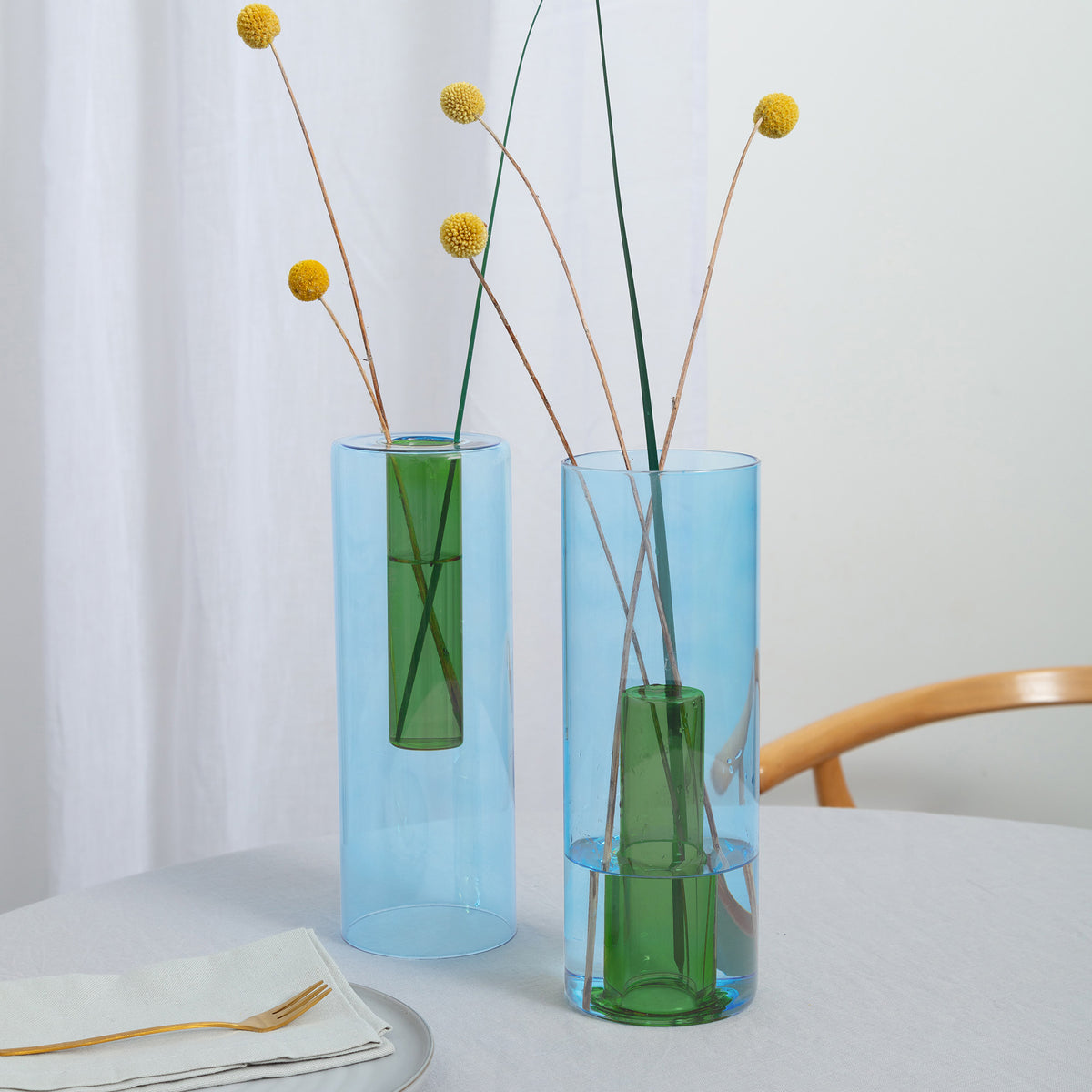 Reversible Glass Vase