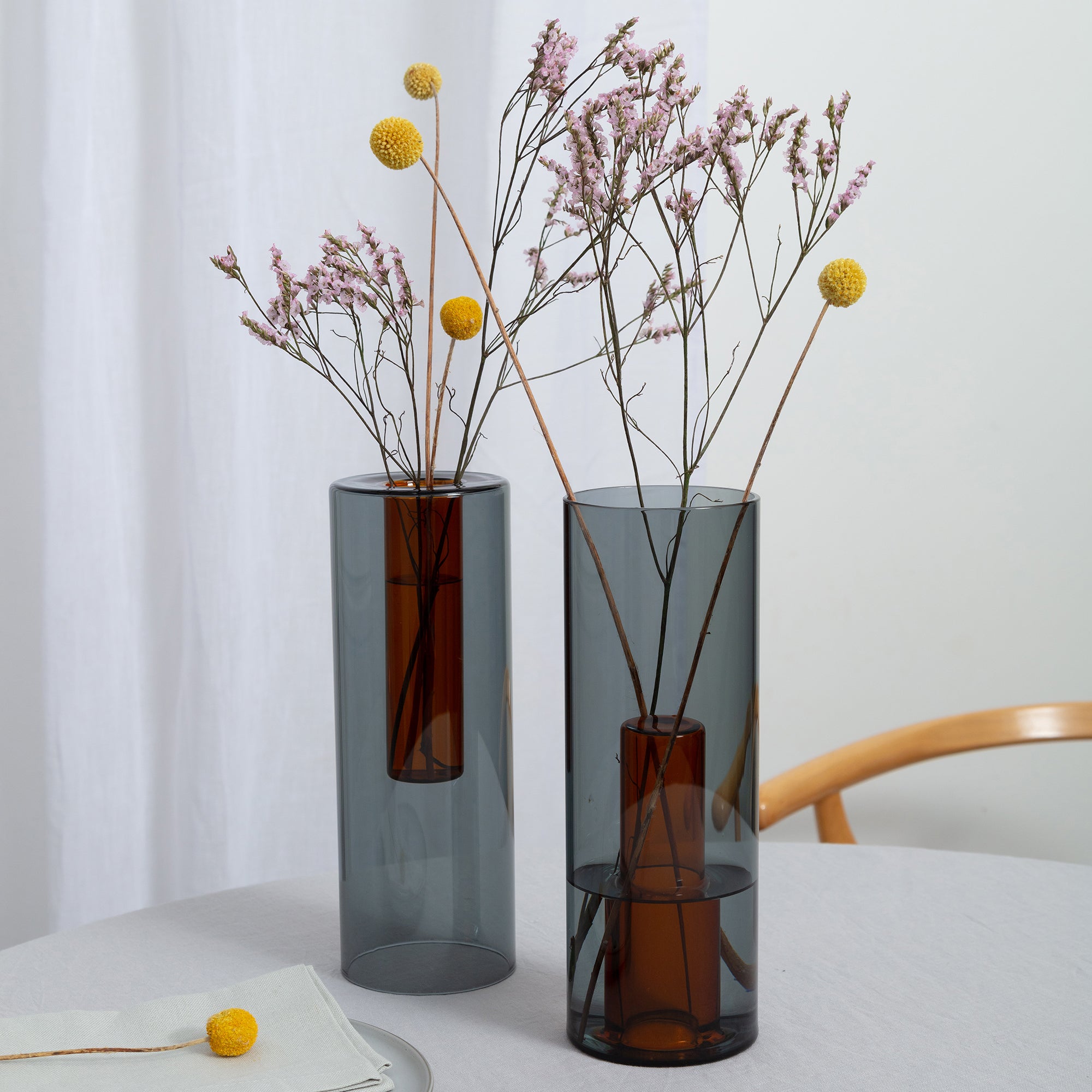 Reversible Glass Vase