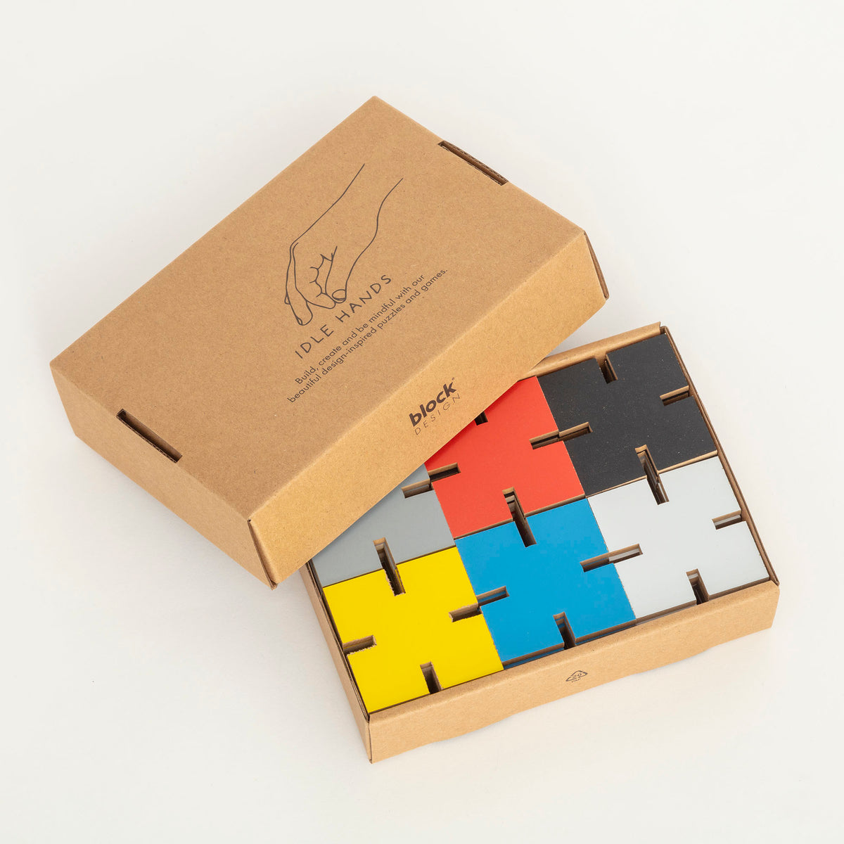 colourful building tiles game gift boxed