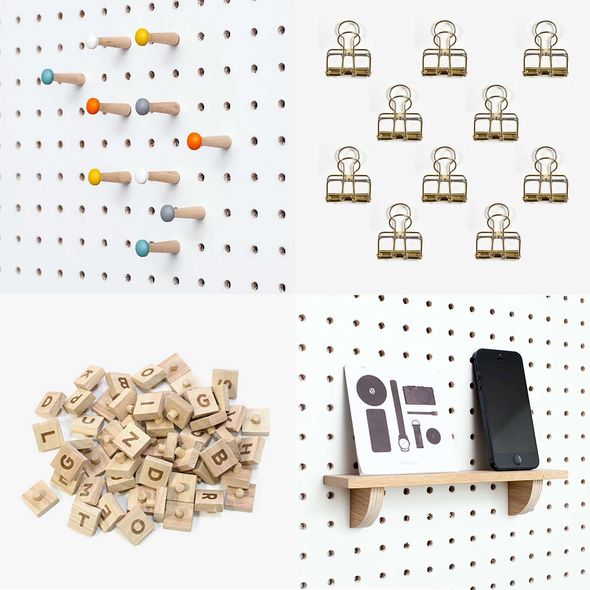 Pegboard Accessories Starter Pack