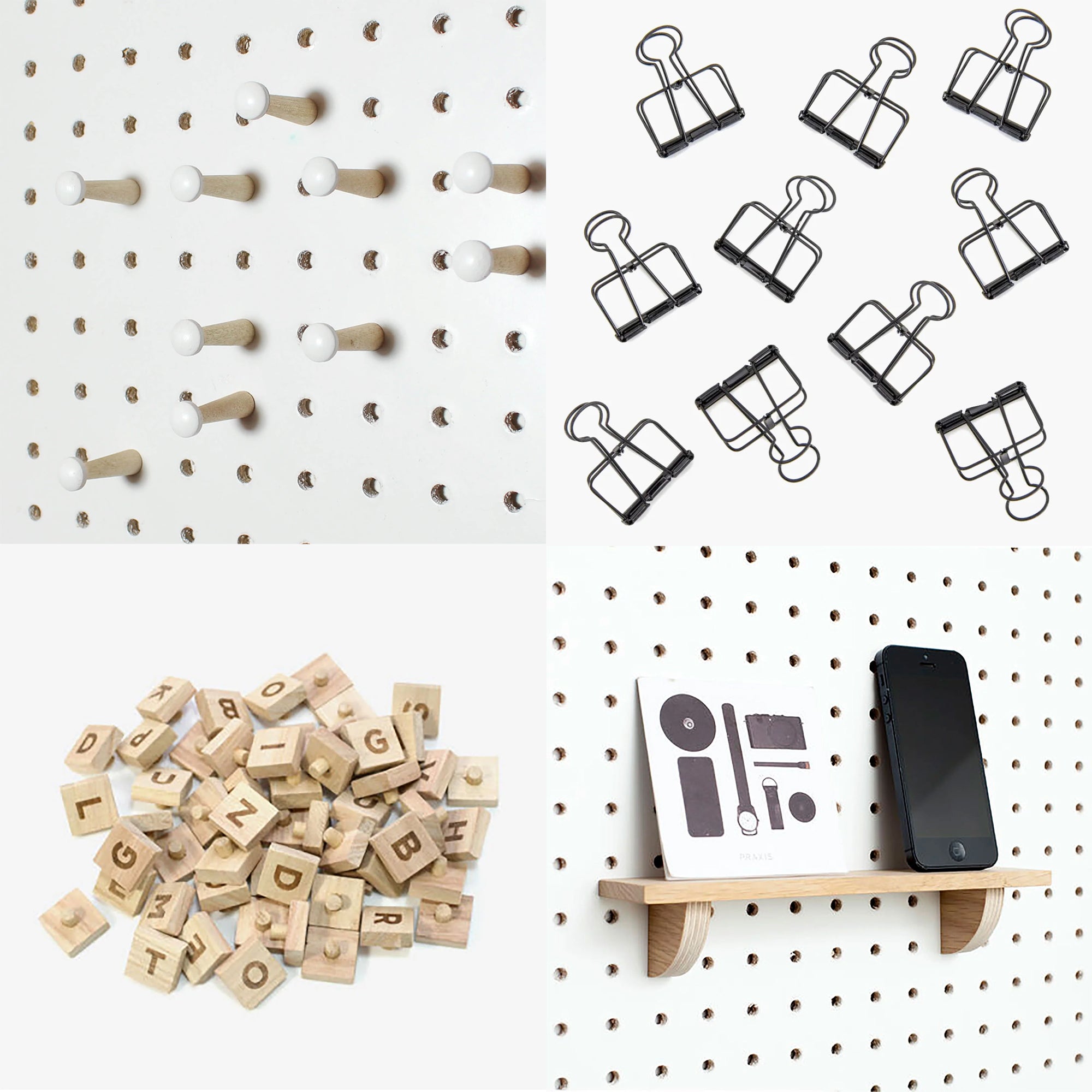 Pegboard Accessories Starter Pack