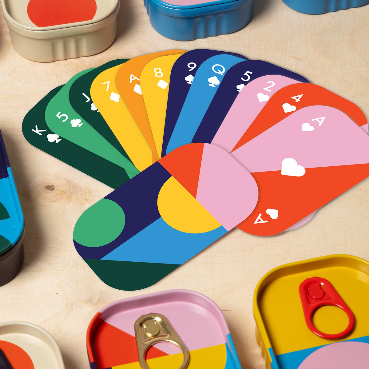 Card Or Block Layout Play | Travel Playing Cards – Block Design