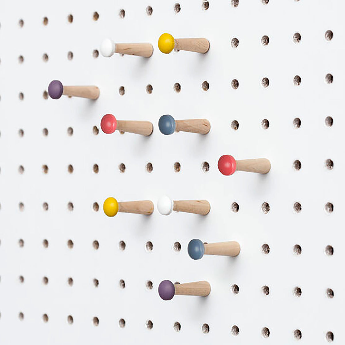 Wooden Pegboard Peg Pack
