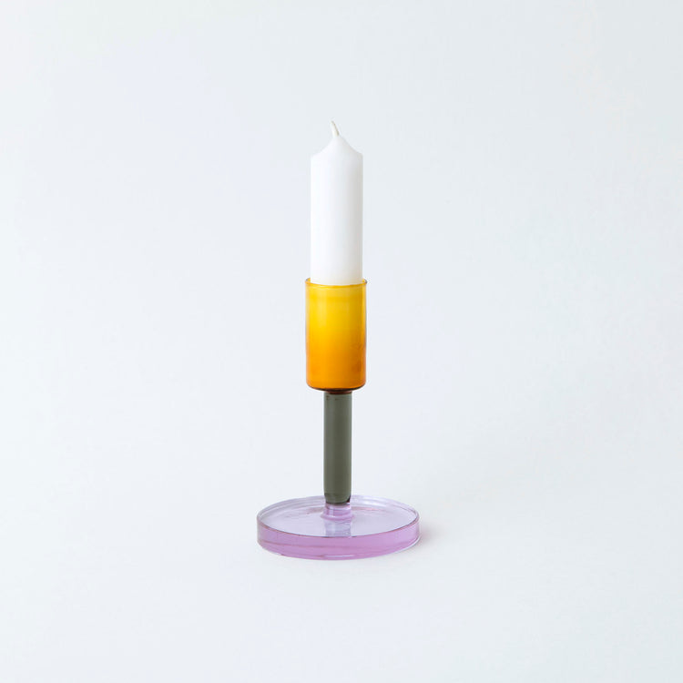 Glass Candlestick - Medium