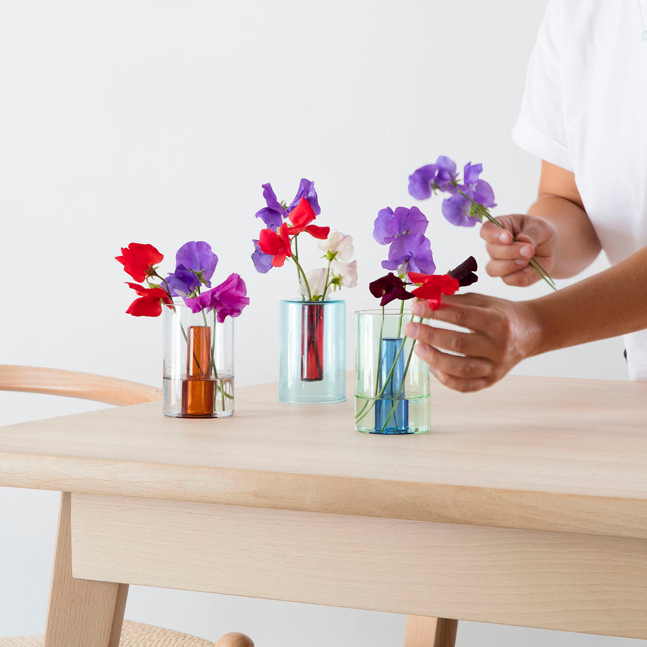 Small Reversible Glass Vase - Seconds