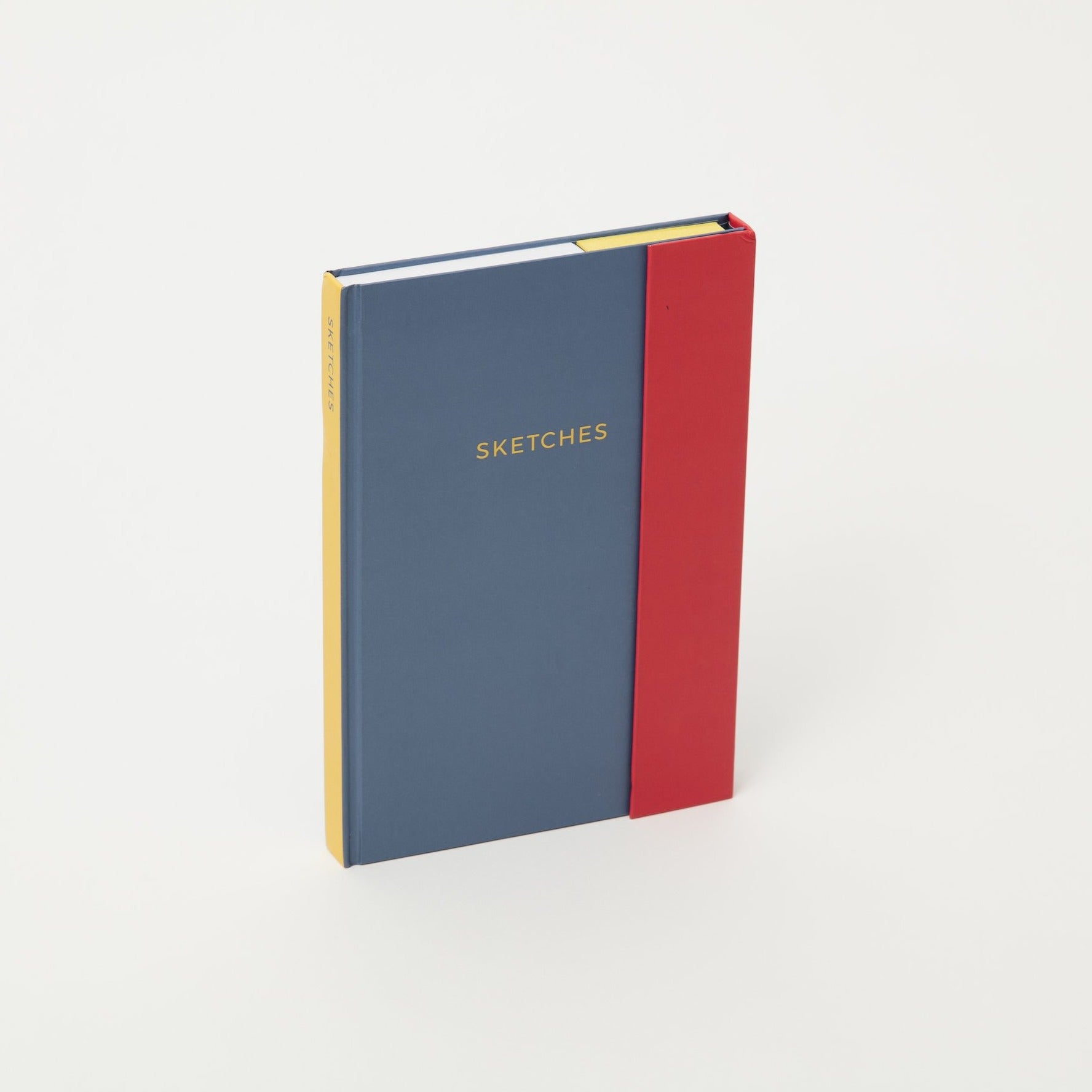 A5 hardback sketchbook with sticky corner tab