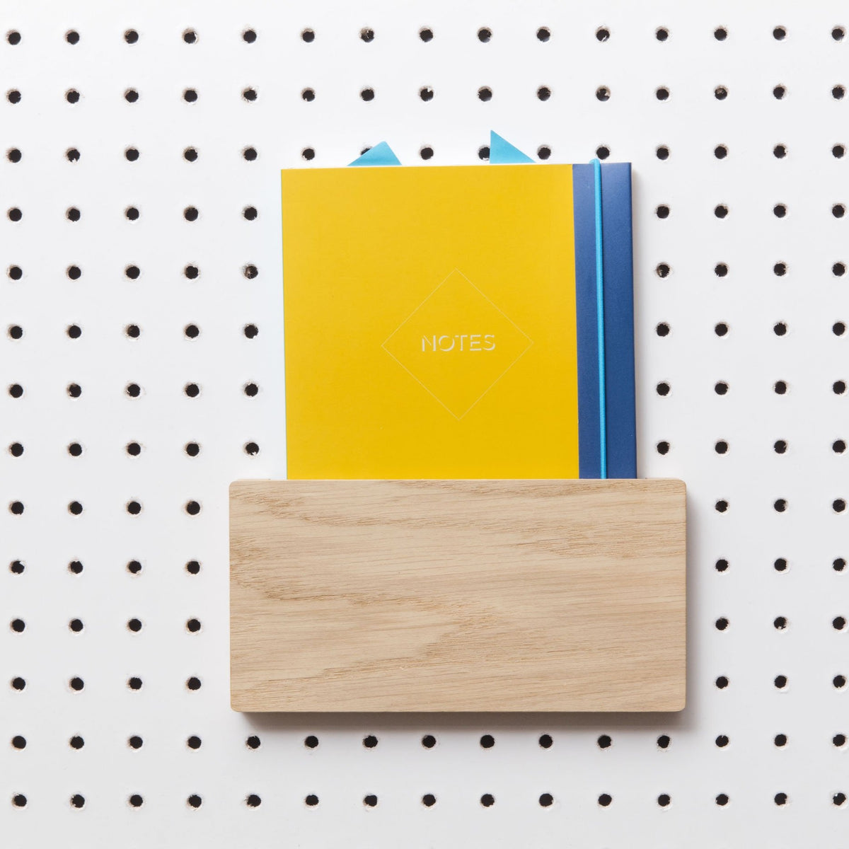 Wooden Pegboard Letter Holder