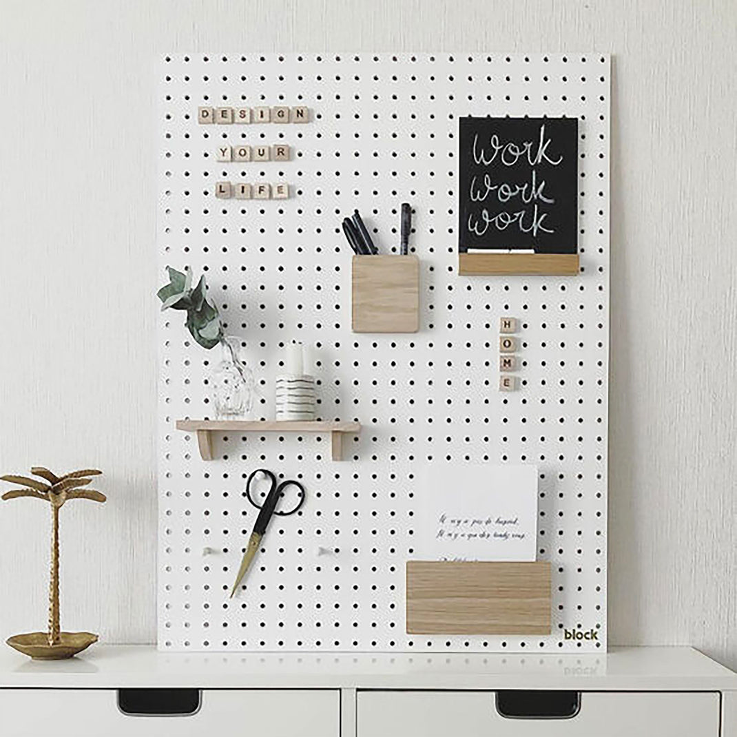 Block Wooden Pegboard Letters – Block Design