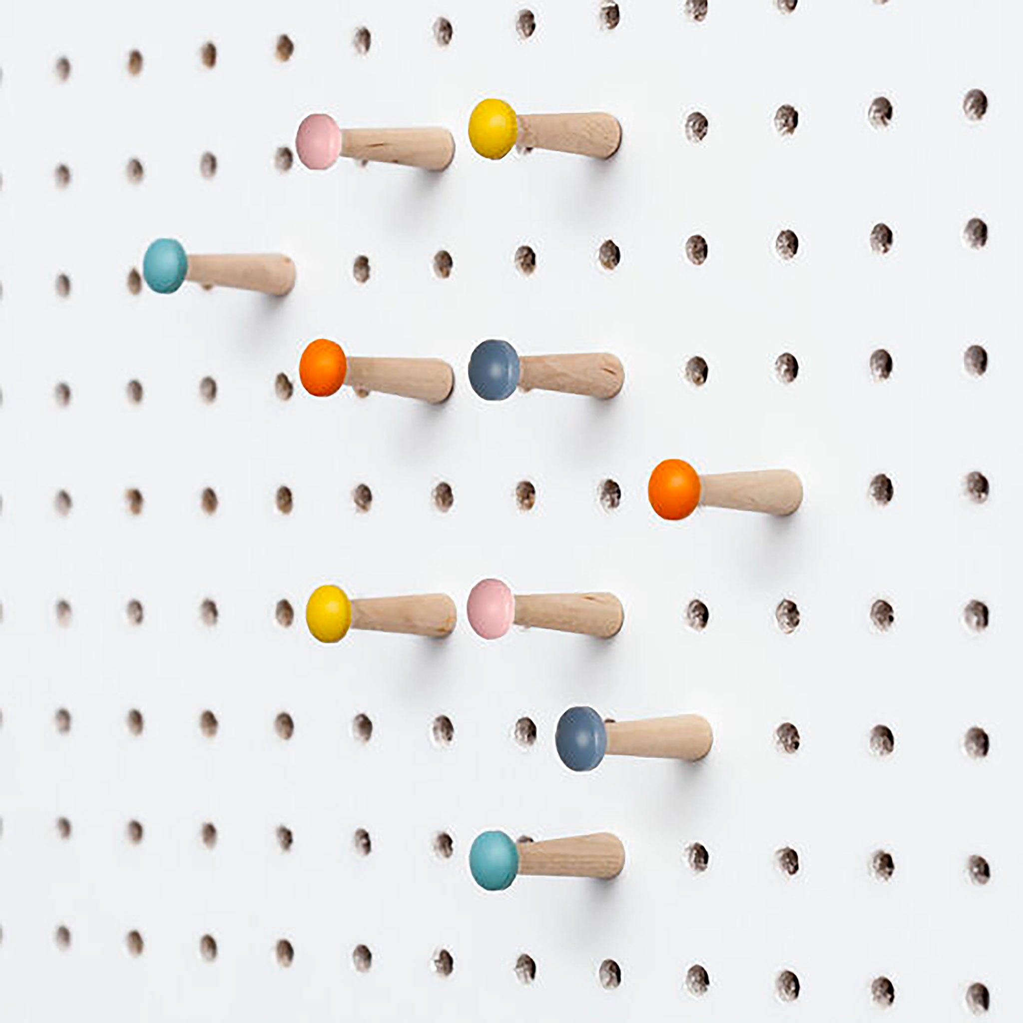 Wooden Pegboard Peg Pack