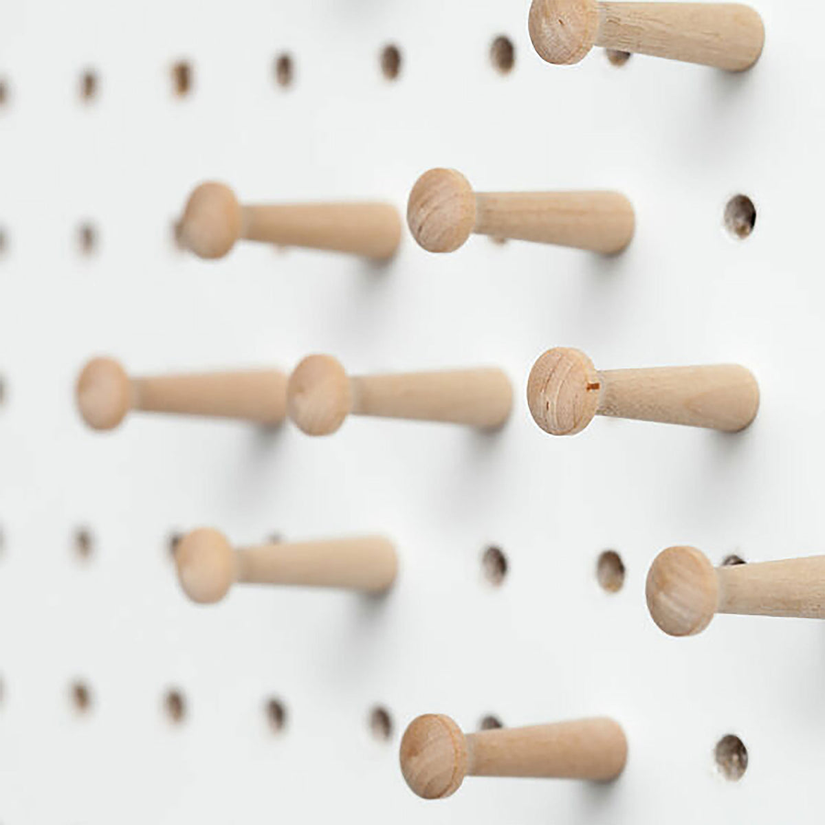 Wooden Pegboard Peg Pack