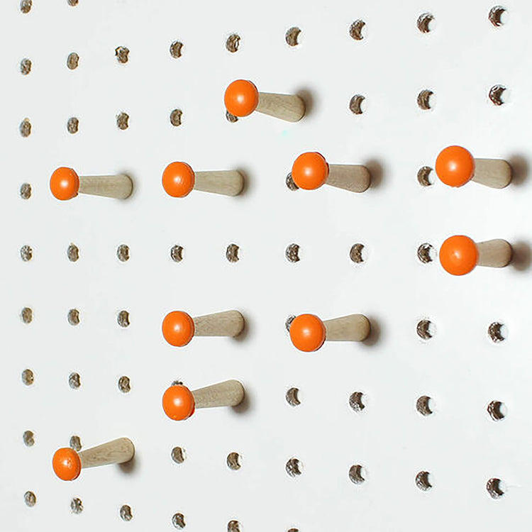 Wooden Pegboard Peg Pack