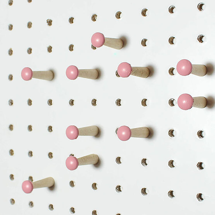 Wooden Pegboard Peg Pack