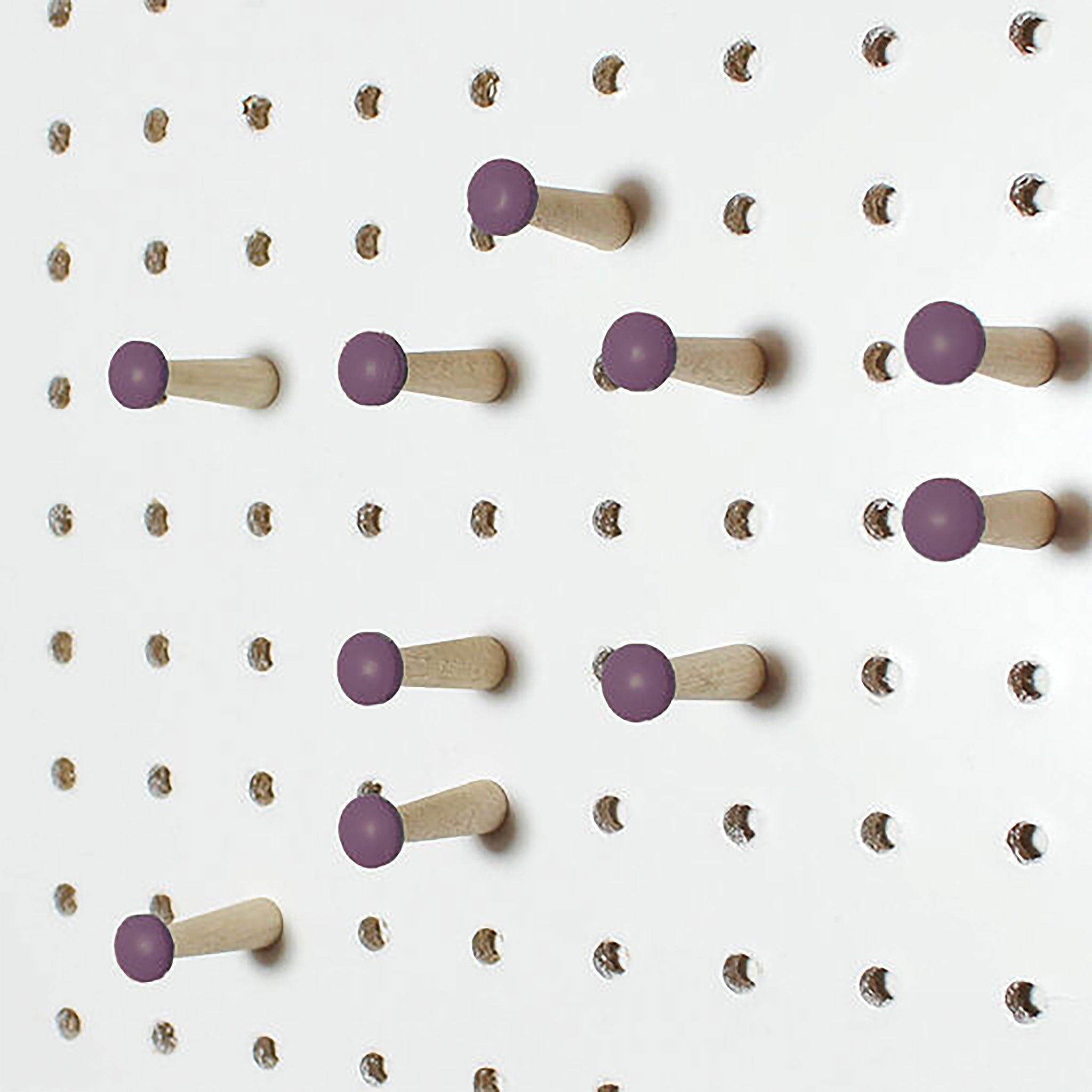 Wooden Pegboard Peg Pack