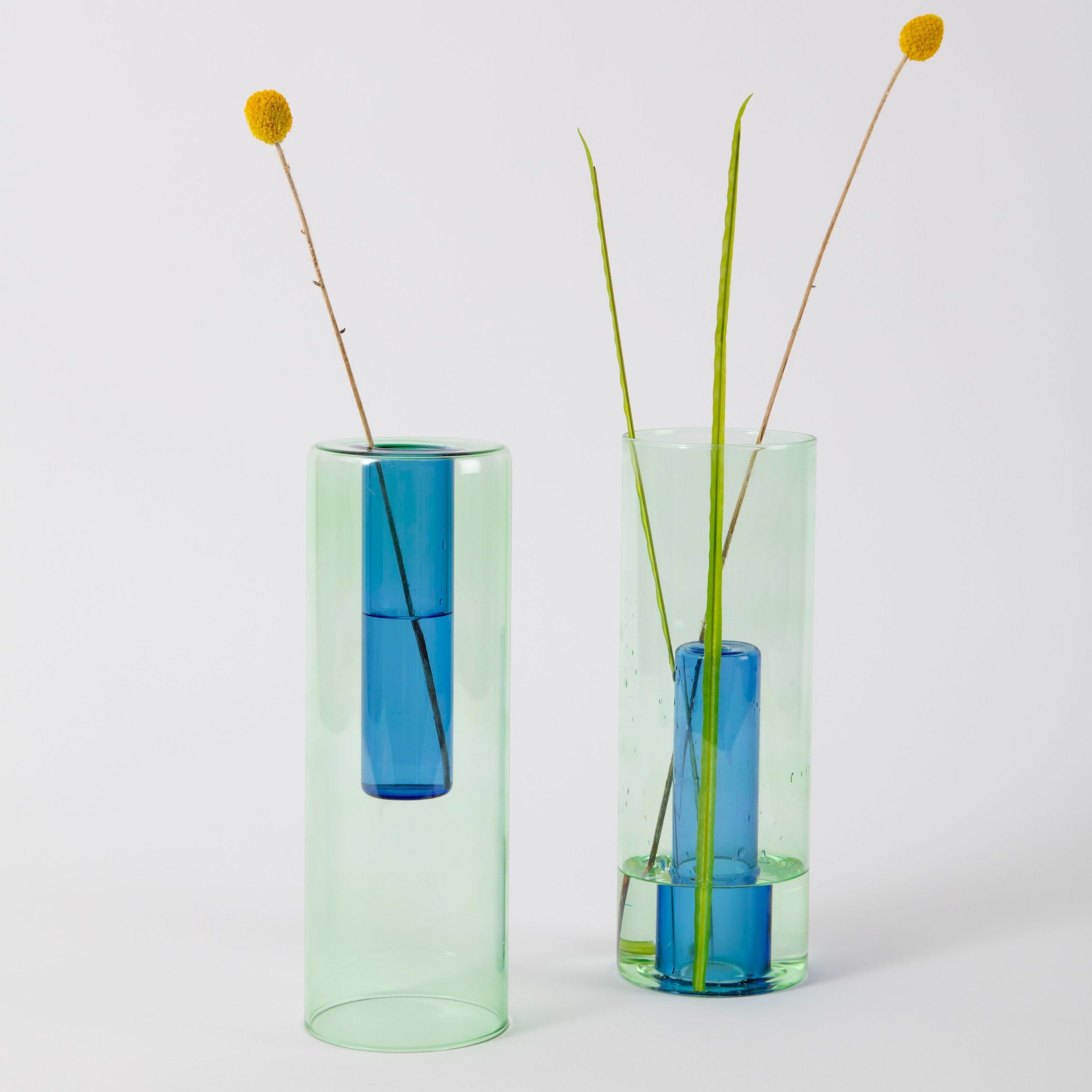 Reversible Glass Vase