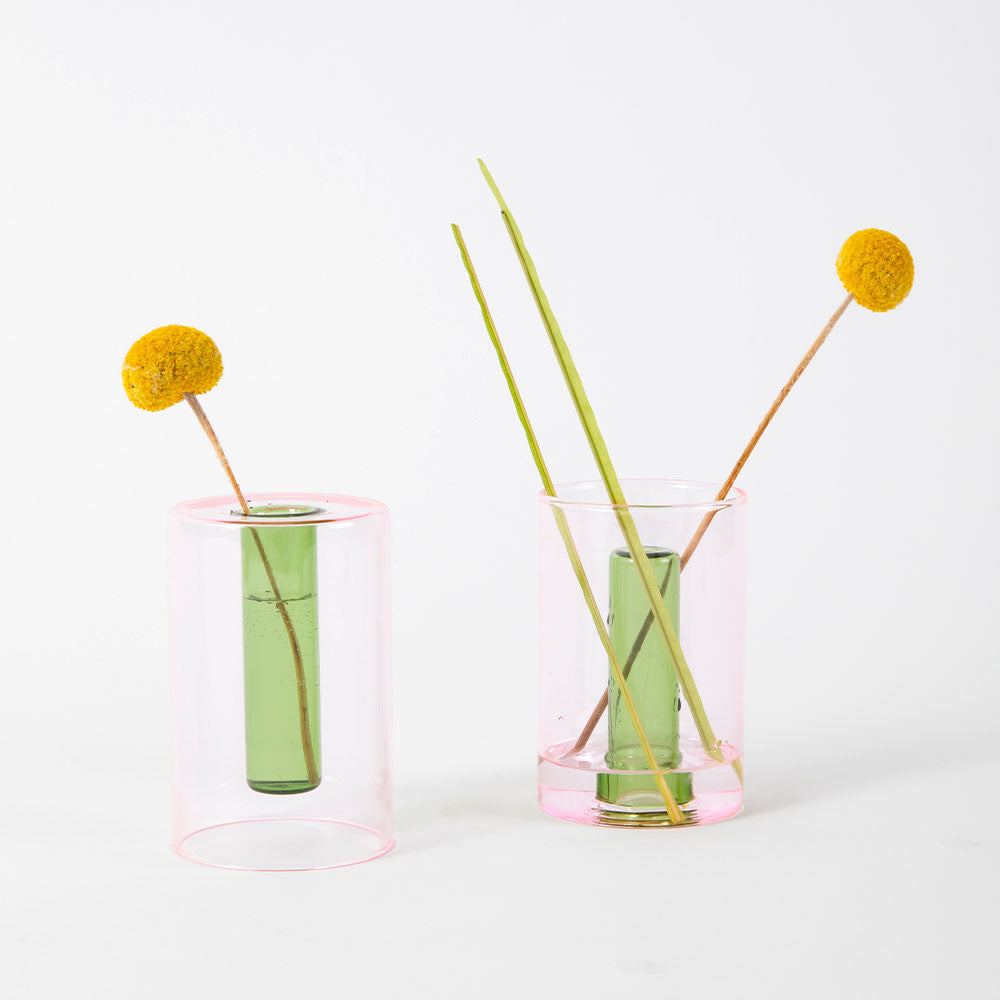 Small Reversible Glass Vase - Seconds