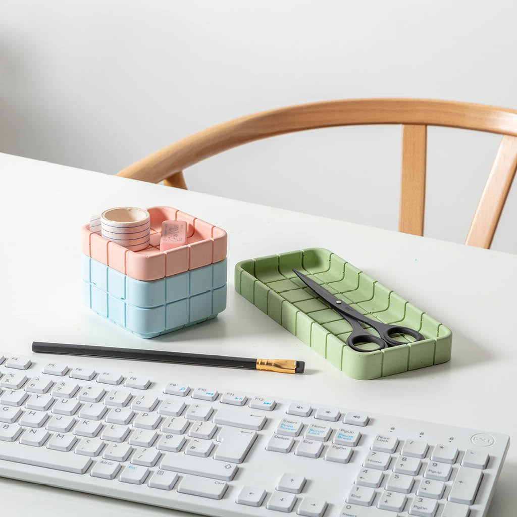 Tile Square Pot - Sale