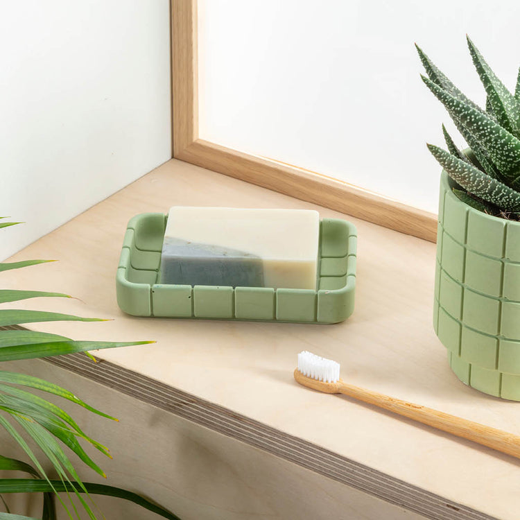 Tile Toothbrush Holder – Block Design