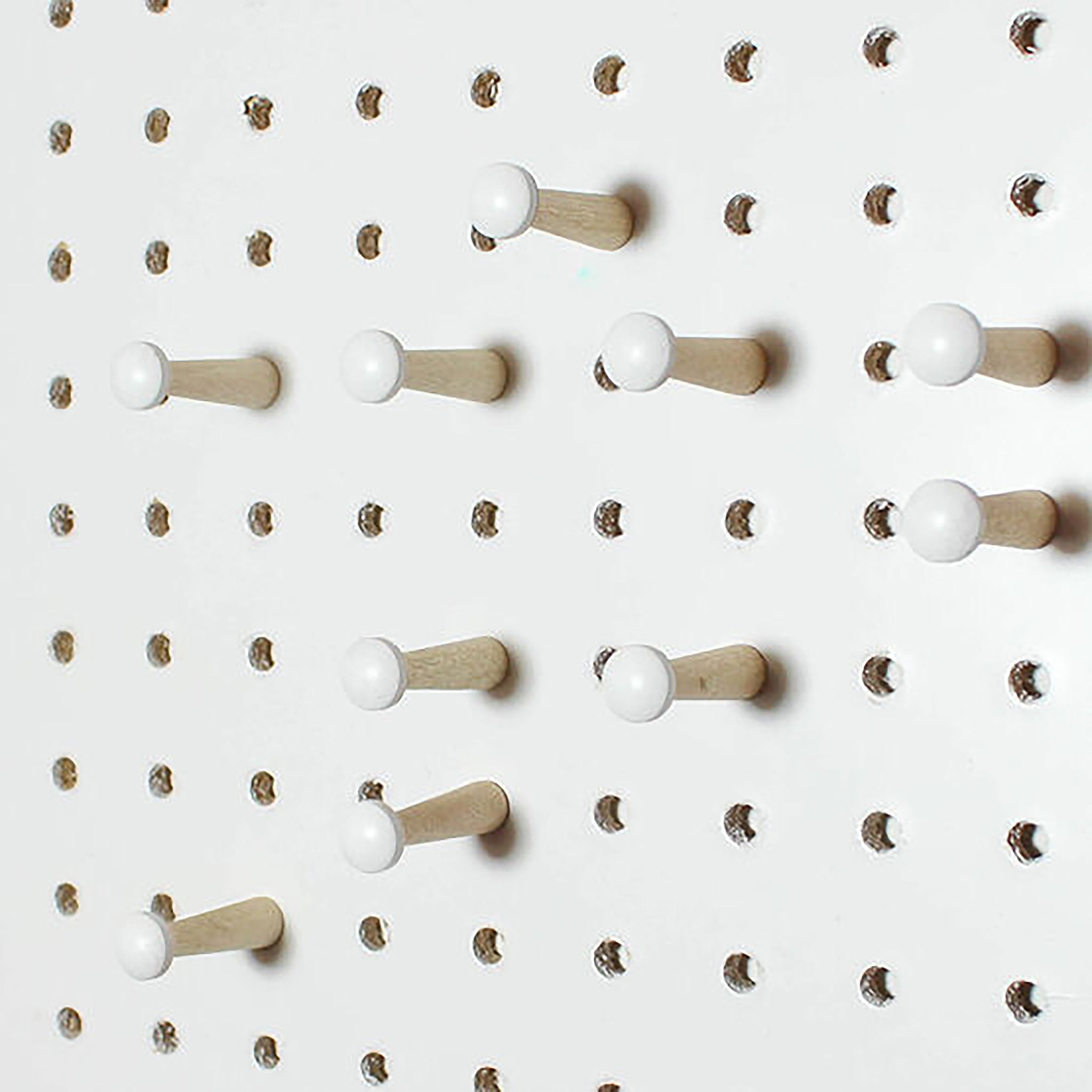 Wooden Pegboard Peg Pack