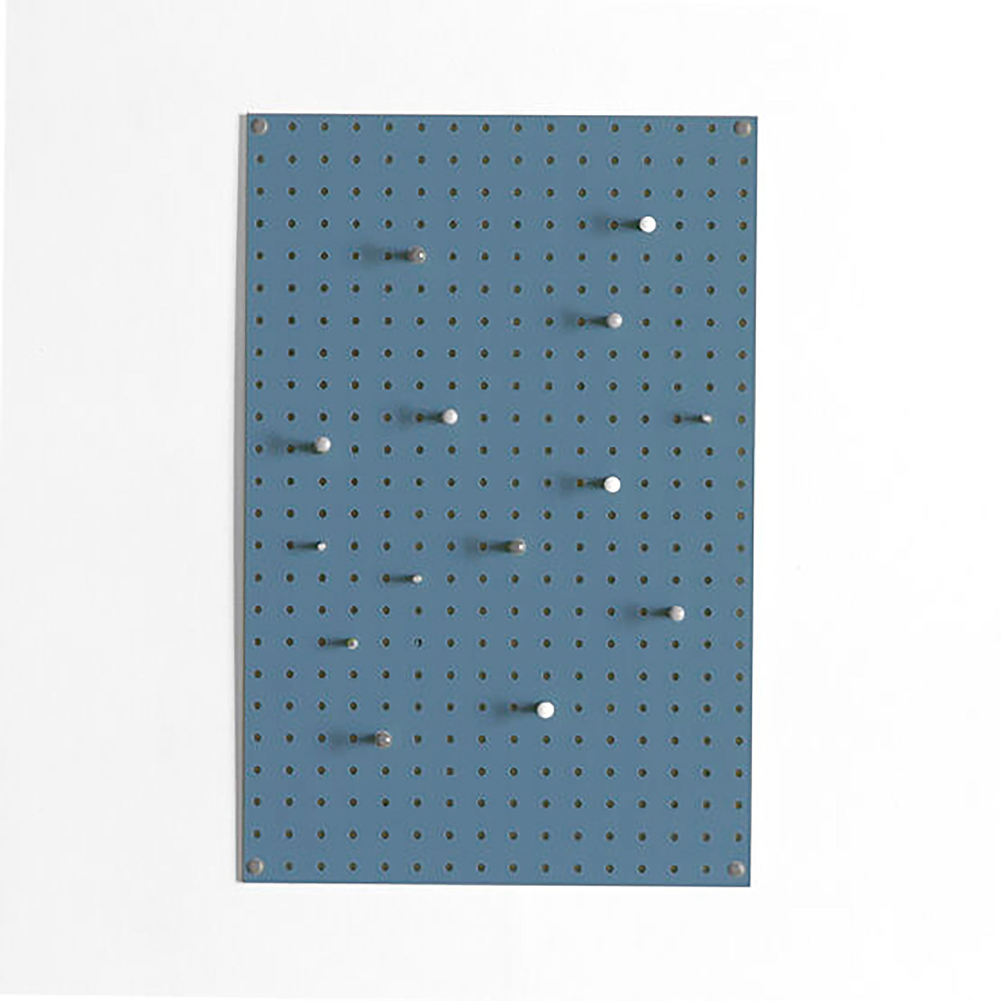 medium navy pegboard and wooden pegs