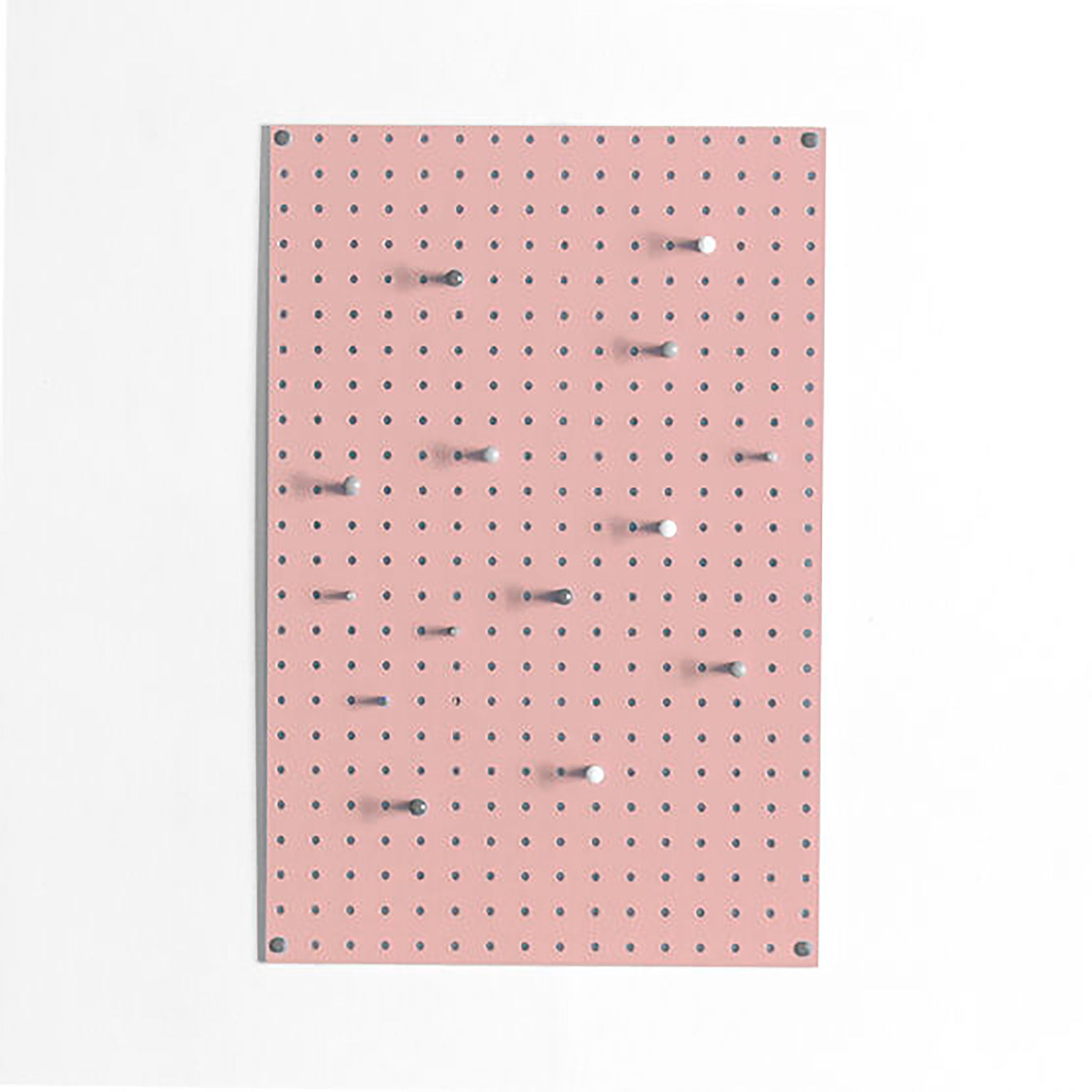 medium pink pegboard and wooden pegs