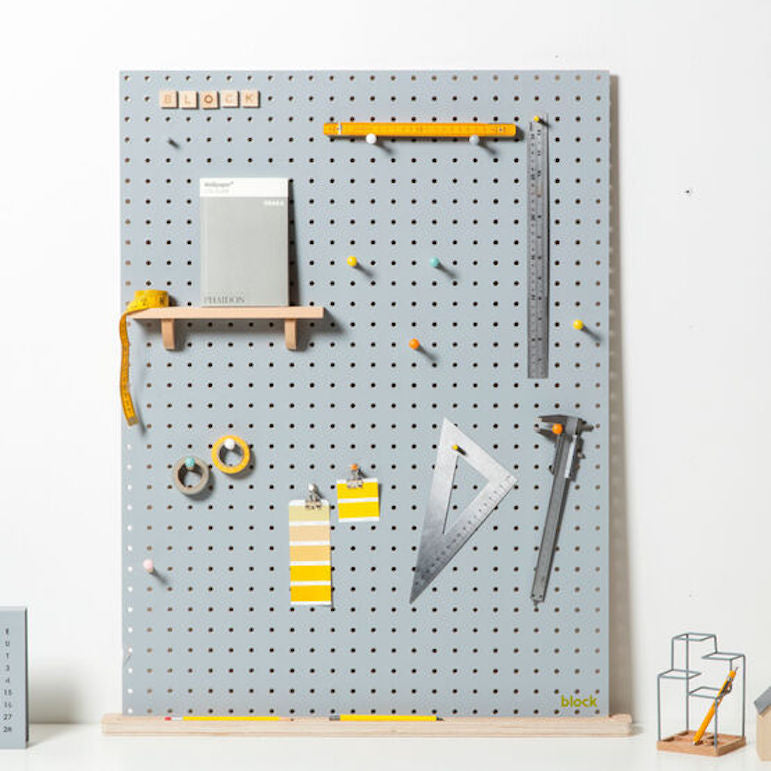 Wooden Pegboard Stand